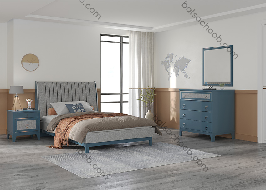 سرویس خواب یک نفره بالسا مدل ریکاردو - تصویر 2