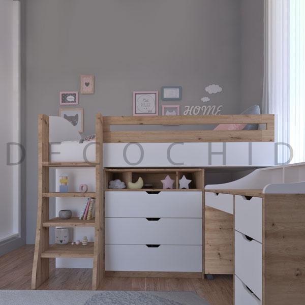تخت خواب چند منظوره دکوچید مدل D.1080 - تصویر 2
