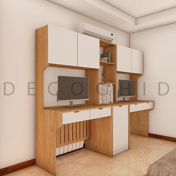 میز تحریر کتابخانه دار دکوچید مدل D.4043 - تصویر 2