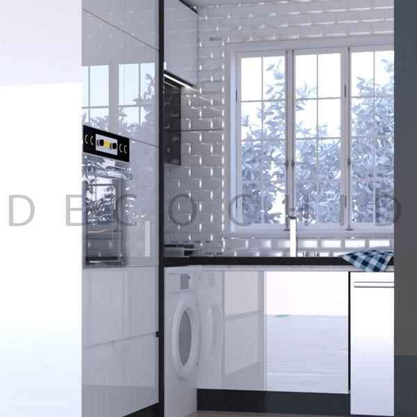 کابینت آشپزخانه دکوچید مدل D.3030 - تصویر 2
