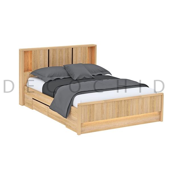 تخت خواب دکوچید مدل رایکا دو نفره کشو دار عرض 140 - تصویر 2