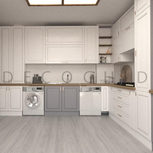 کابینت آشپزخانه دکوچید مدل D.3022 - تصویر 2