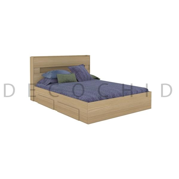 تخت خواب دو نفره دکوچید مدل آدونیس کشودار عرض 160 - تصویر 3