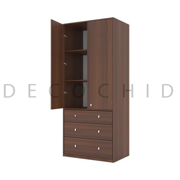 کمد لباس دکوچید مدل ویولت 1/9 متر عرض 90 - تصویر 2