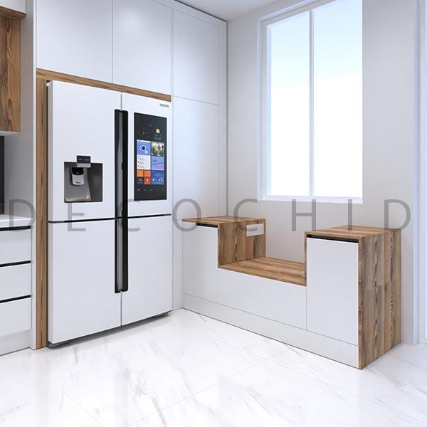 کابینت آشپزخانه دکوچید مدل D.3005 - تصویر 3