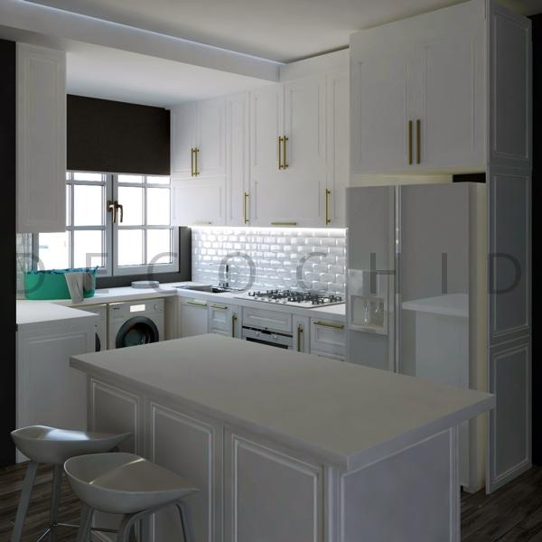کابینت آشپزخانه دکوچید مدل D.3010 - تصویر 4
