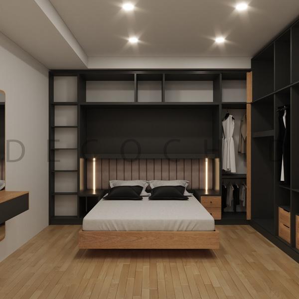 تخت خواب دو نفره دکوچید مدل D.1121 - تصویر 4
