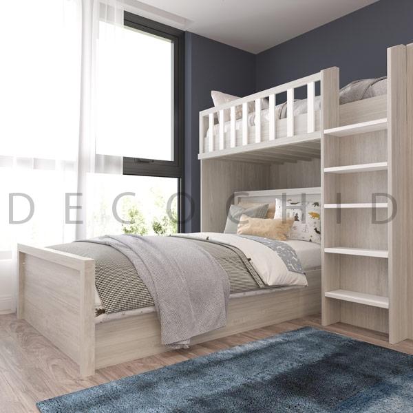 تخت خواب دو طبقه دکوچید مدل D.1010 - تصویر 2