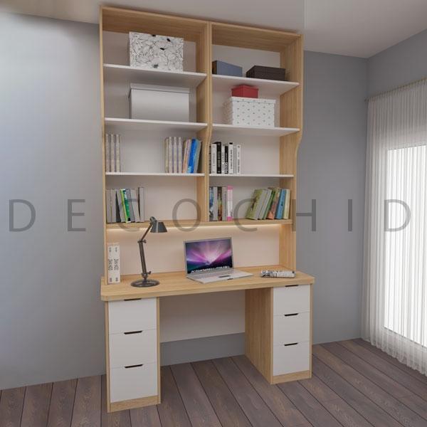 میز تحریر دکوچید مدل D.4027 کتابخانه دار - تصویر 2