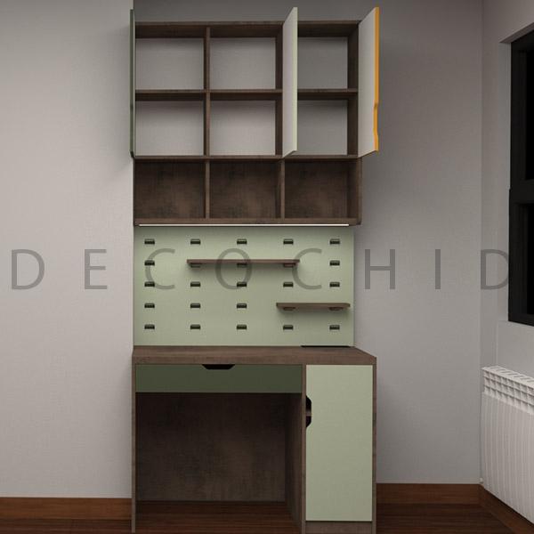 میز تحریر کتابخانه دار دکوچید مدل D.4054 - تصویر 2
