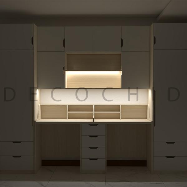 میز تحریر کتابخانه دار دکوچید مدل D.4059 - تصویر 3