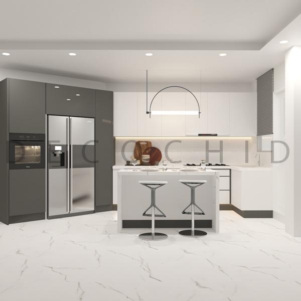 کابینت آشپزخانه دکوچید مدل D.3037 - تصویر 3