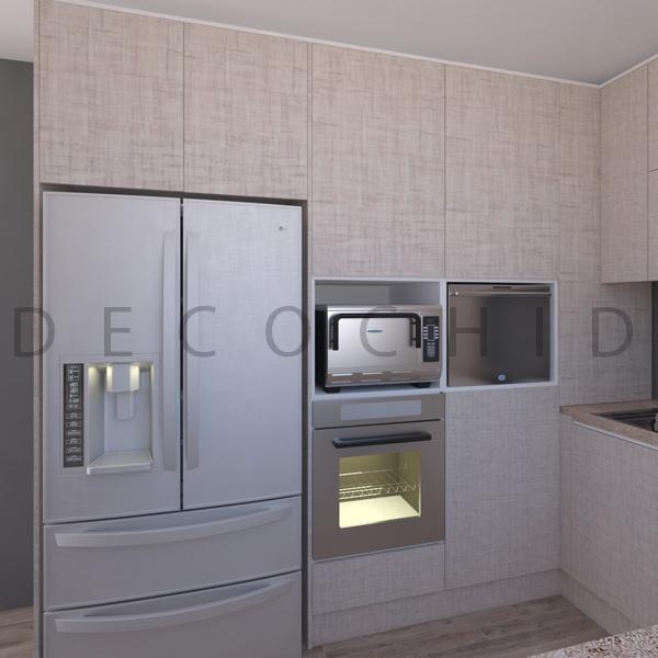 کابینت آشپزخانه دکوچید مدل D.3012 - تصویر 3