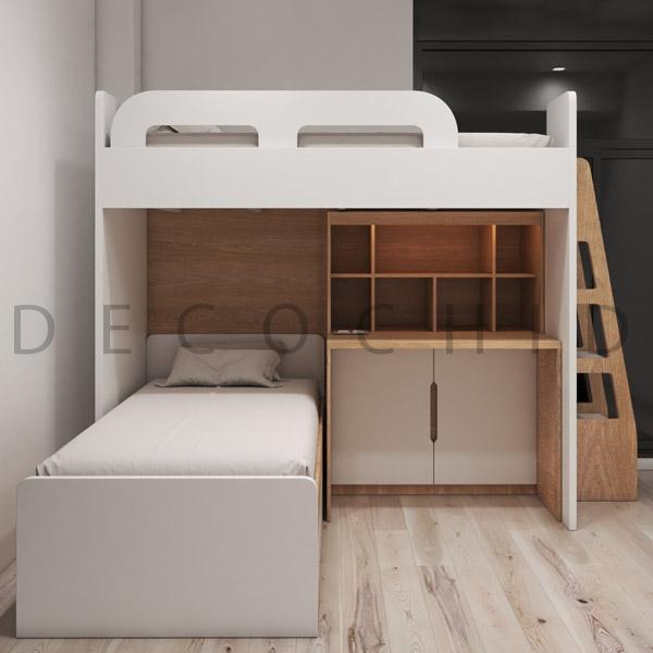 تخت خواب دو طبقه دکوچید مدل D.1110 - تصویر 2
