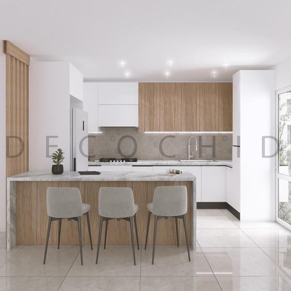 کابینت آشپزخانه دکوچید مدل D.3015