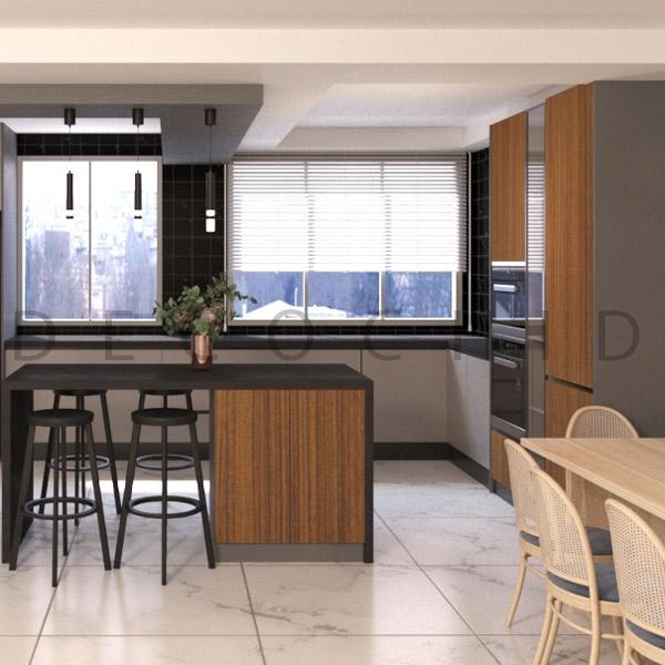 کابینت آشپزخانه دکوچید مدل D.3021 - تصویر 4