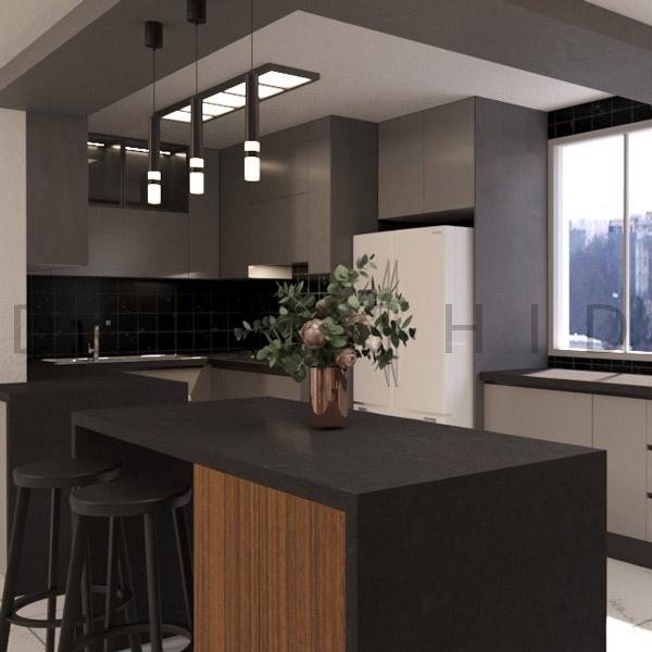 کابینت آشپزخانه دکوچید مدل D.3021 - تصویر 6