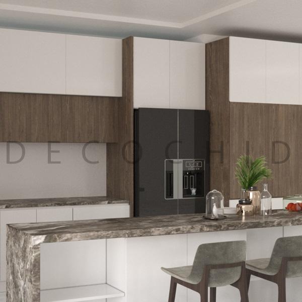 کابینت آشپزخانه دکوچید مدل D.3009 - تصویر 3