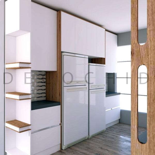 کابینت آشپزخانه دکوچید مدل D.3028 - تصویر 2