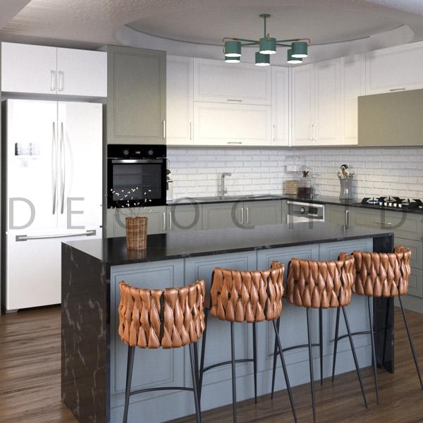 کابینت آشپزخانه دکوچید مدل D.3024 - تصویر 2
