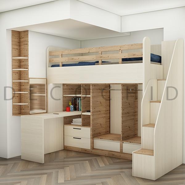 تخت خواب چند منظوره دکوچید مدل D.1153 - تصویر 5