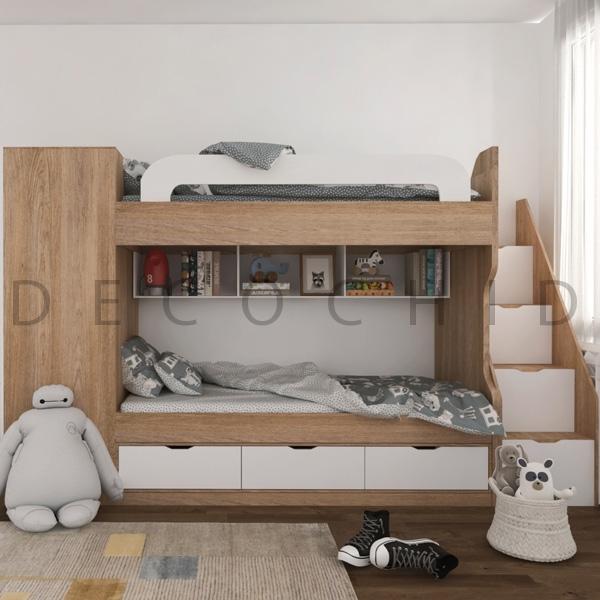 تخت دو طبقه دکوچید مدل D.1062 - تصویر 2