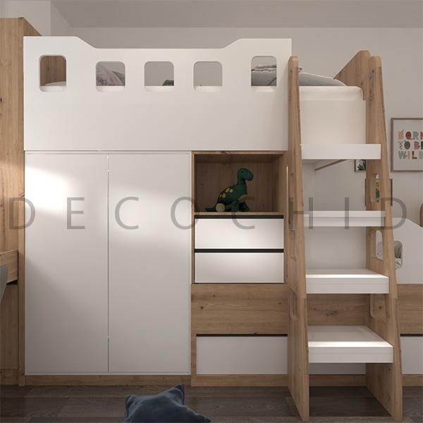 تخت خواب دو طبقه دکوچید مدل D.1170 - تصویر 4