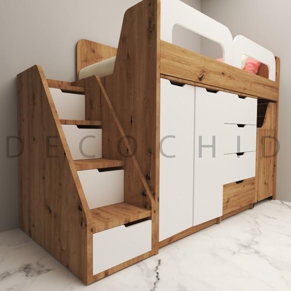 تخت خواب چند منظوره دکوچید مدل D.1104 - تصویر 2