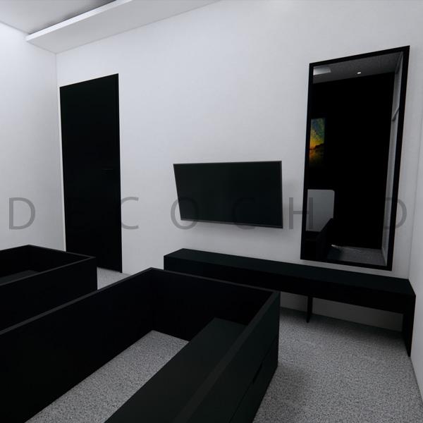 تخت خواب یک نفره دکوچید مدل D.1122 - تصویر 3