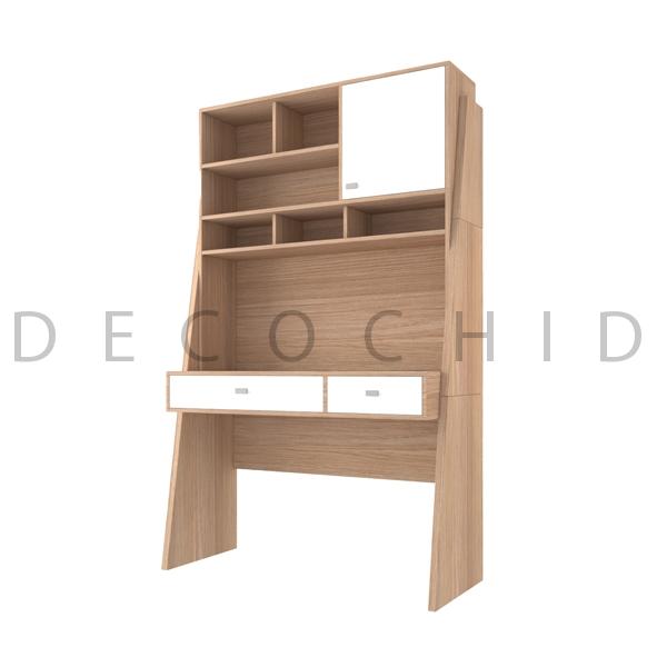 میز تحریر و کتابخانه دکوچید مدل شباهنگ - تصویر 2