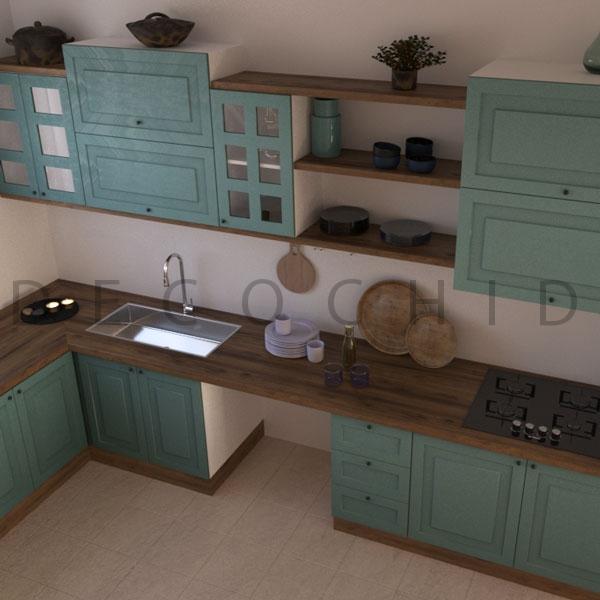 کابینت آشپزخانه دکوچید مدل D.3019 - تصویر 2