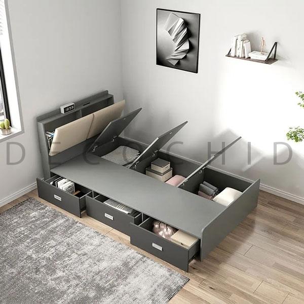 تخت خواب یک نفره دکوچید مدل D.1057 - تصویر 3