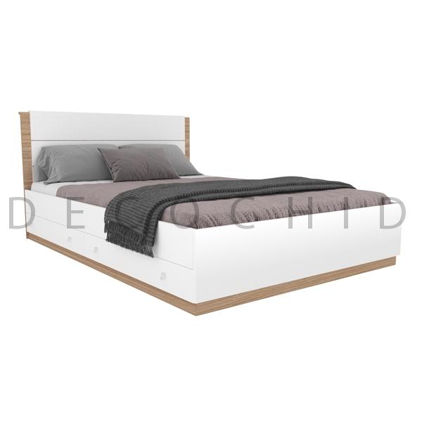 تخت خواب دکوچید مدل هرمس یک و نیم نفره کشودار عرض 120 - تصویر 2