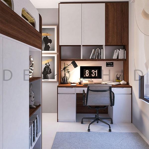 میز تحریر کتابخانه دار دکوچید مدل D.4050