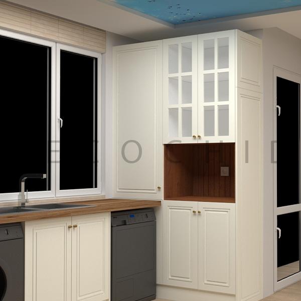 کابینت آشپزخانه دکوچید مدل D.3041 - تصویر 3