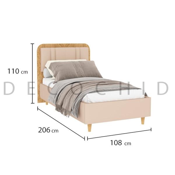 تخت خواب دکوچید مدل دلوین یک نفره عرض 90 - تصویر 3