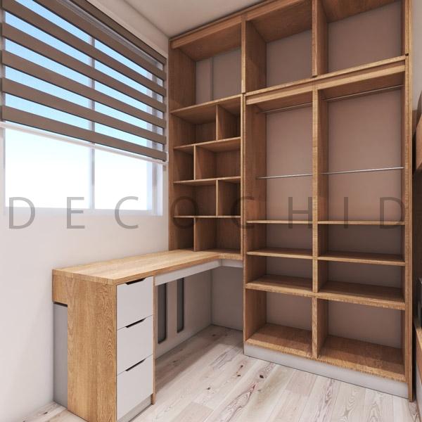 میز تحریر دکوچید مدل D.4032 کتابخانه دار - تصویر 2
