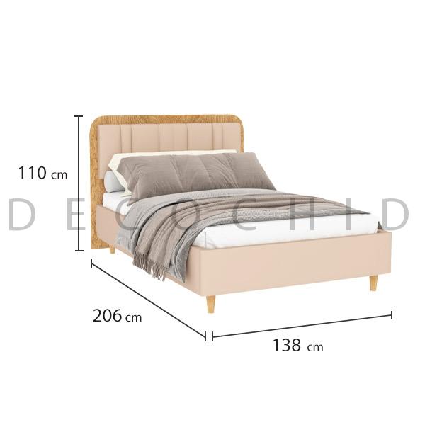 تخت خواب دکوچید مدل دلوین یک و نیم نفره عرض 120 - تصویر 3
