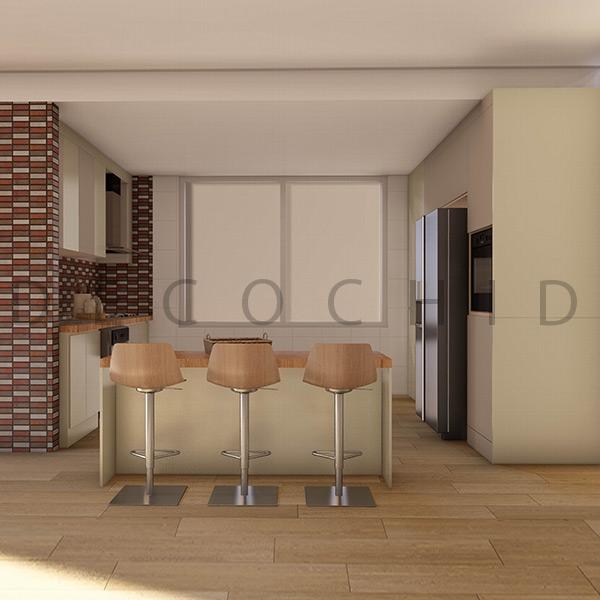 کابینت آشپزخانه دکوچید مدل D.3046 - تصویر 4