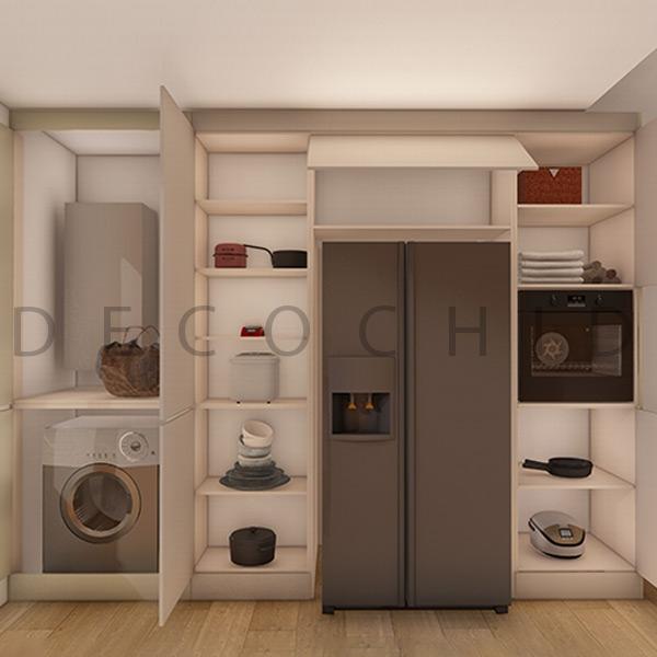 کابینت آشپزخانه دکوچید مدل D.3046 - تصویر 7