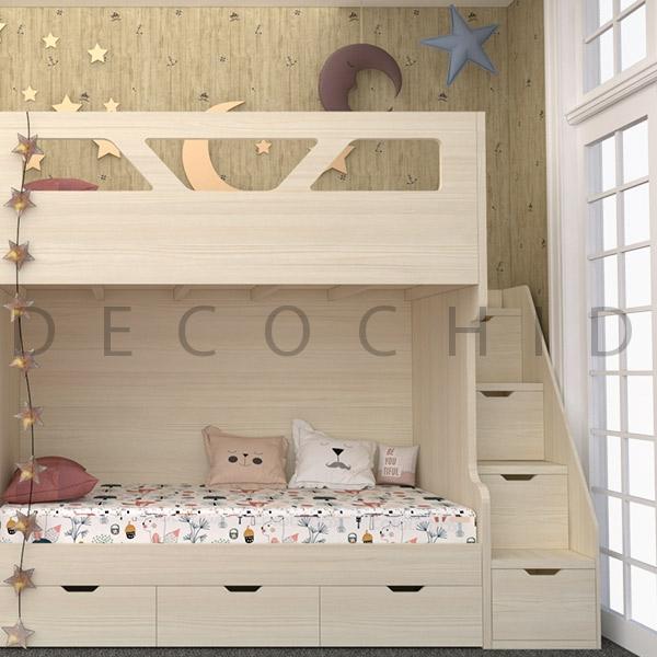 تخت خواب دو طبقه دکوچید مدل D.1138 - تصویر 3
