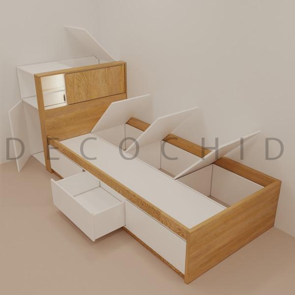 تخت خواب دکوچید مدل D.1113 یک نفره - تصویر 2
