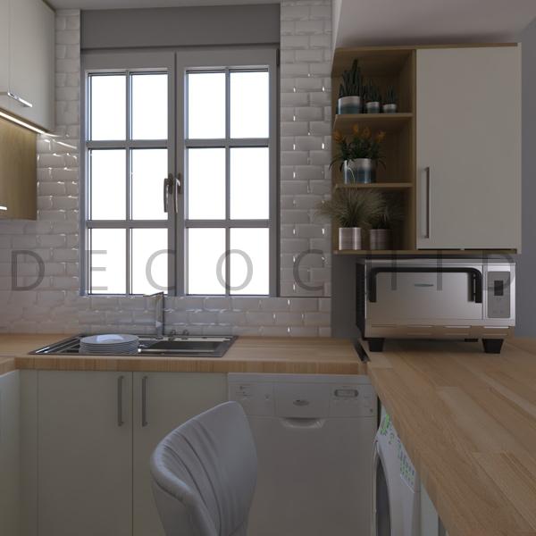 کابینت آشپزخانه دکوچید مدل D.3013 - تصویر 3