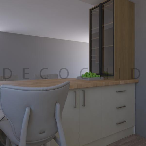 کابینت آشپزخانه دکوچید مدل D.3013 - تصویر 4