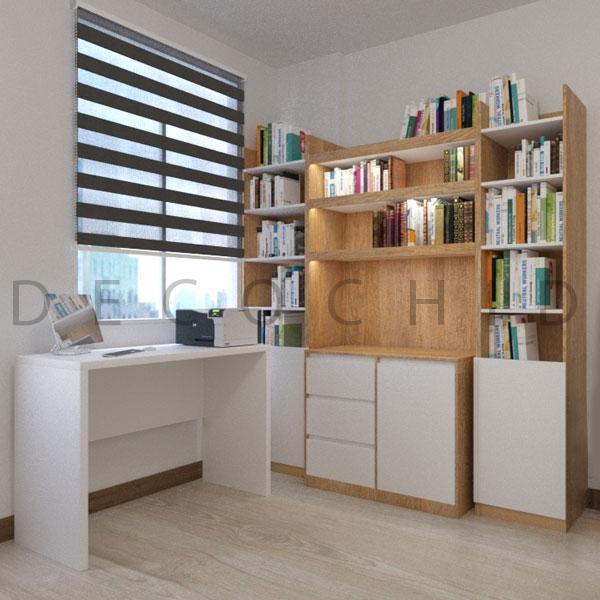 میز تحریر کتابخانه دار دکوچید مدل D.4019 - تصویر 2