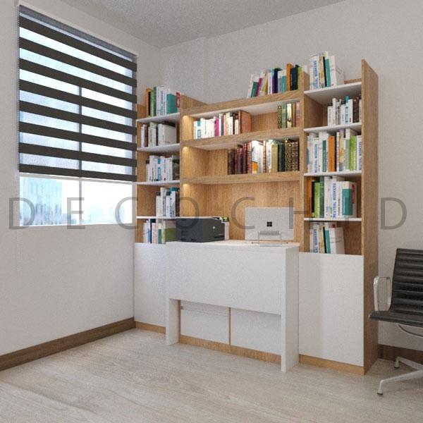 میز تحریر کتابخانه دار دکوچید مدل D.4019 - تصویر 3