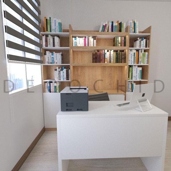 میز تحریر کتابخانه دار دکوچید مدل D.4019 - تصویر 4