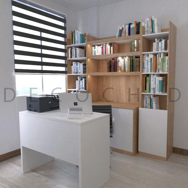 میز تحریر کتابخانه دار دکوچید مدل D.4019 - تصویر 5