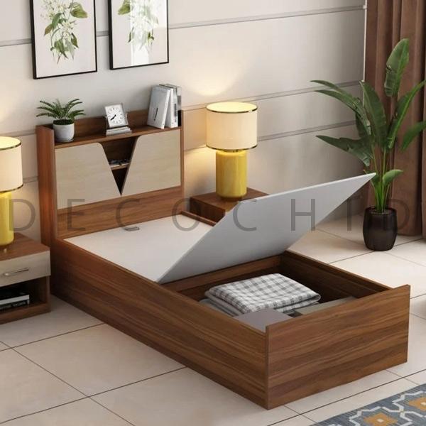 تخت خواب یک نفره دکوچید مدل D.1037 - تصویر 3