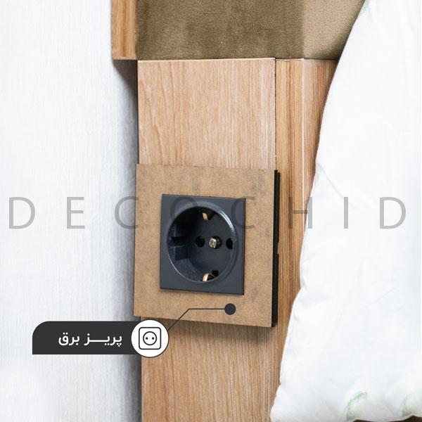 تخت خواب دو نفره دکوچید مدل مرسانا - تصویر 8